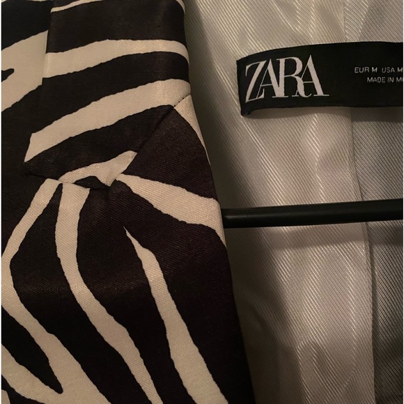 ZARA zebra oversized blazer - Picture 5 of 10